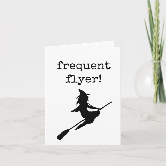 Happy halloween, frekvent flygblad, svartvitt kort (Framsida)