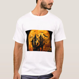 Happy halloween (full måne) t shirt