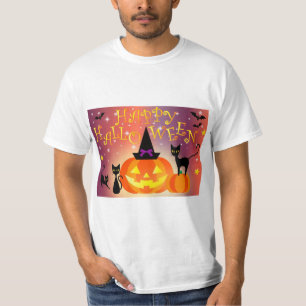 Happy halloween Funny Bright Pumpkins Party T Shirt