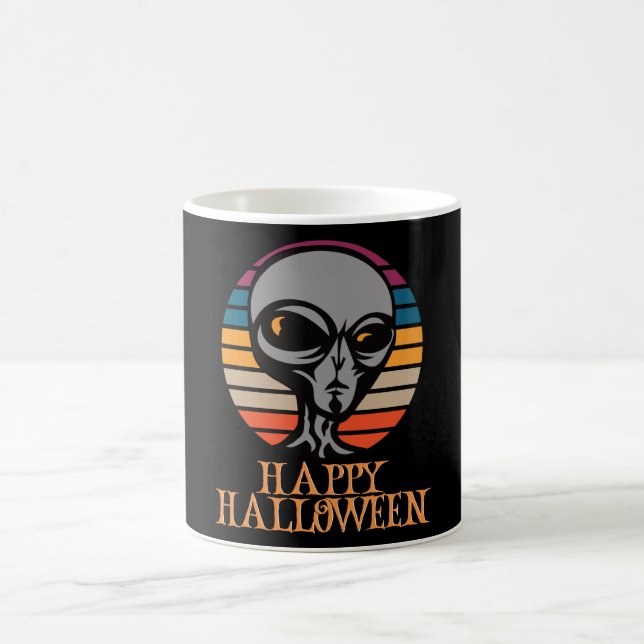 Happy halloween Funny Creepy Character Kaffemugg (Center)