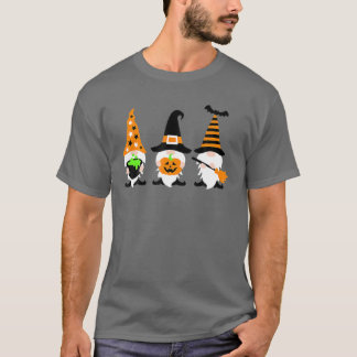 happy halloween Funny Gnomes Pumpkin Halloween T Shirt