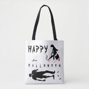 Happy halloween Funny one-of-a-natura-anpassningsb Tygkasse