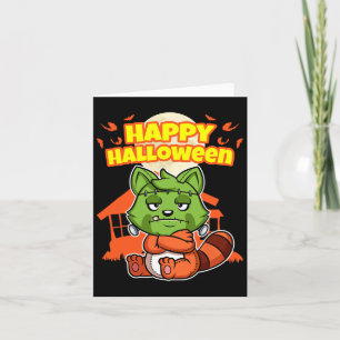 Happy halloween Funny Scary Hallow's Kväll Party C Kort