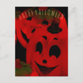 Happy halloween Funny Scary Spooky Pumpkins Vykort