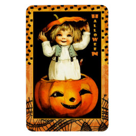 Happy halloween. Funny Vintage Kid Gift Magnet