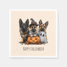 Happy halloween German Shepherd Hundar