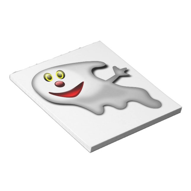 ’HAPPY HALLOWEEN’ GHOST ANTECKNINGSBLOCK (Vinklad)