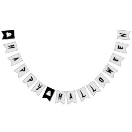 Happy halloween Ghost Bunting Banner Vimplar