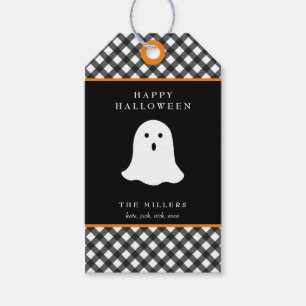 happy halloween Ghost Gift Märkre Gift-etikett Presentetikett