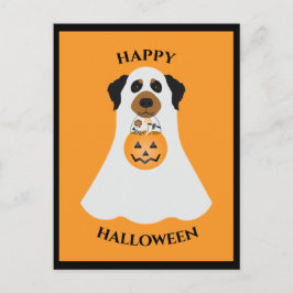 Happy halloween Ghost Hund Vykort