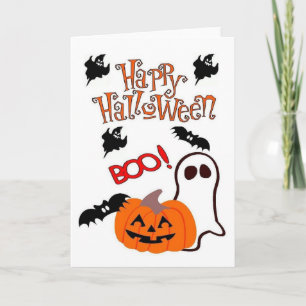 Happy halloween Ghost Kort