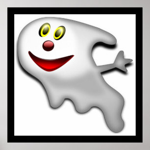 ’HAPPY HALLOWEEN’ GHOST POSTER
