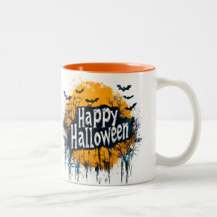 Happy halloween Ghost Två-Tonad Mugg