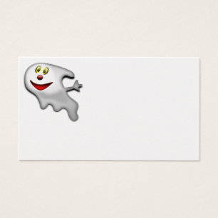 ’HAPPY HALLOWEEN’ GHOST VISITKORT