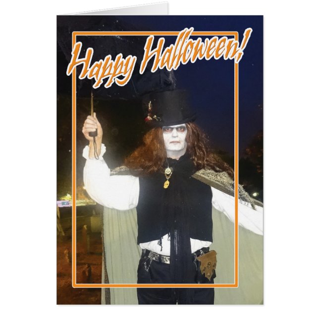 Happy halloween Ghoul Hälsningskort (Framsidan)