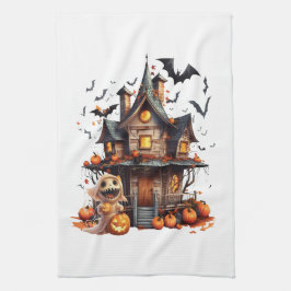 Happy halloween Ghoul Kökshandduk