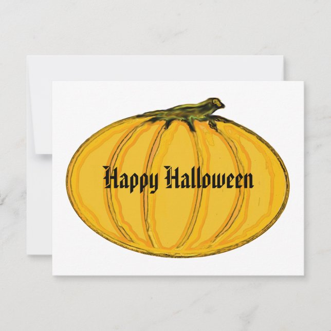 Happy halloween Gibney MUSEUM Artist Series Julkort (Framsida)