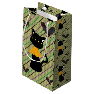 Happy halloween Gift Bag, svart katt