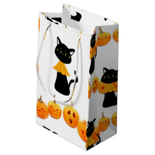 Happy halloween Gift Bag, svart katt