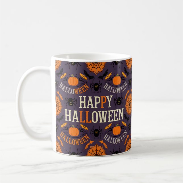 Happy halloween Gift Idea Kaffemugg (Vänster)