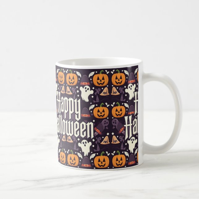 Happy halloween Gift Kaffemugg (Höger)