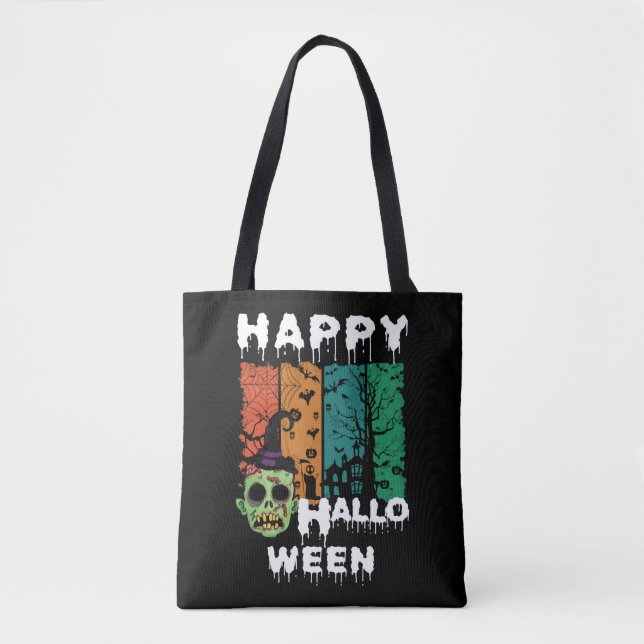 Happy halloween Gift T ShirtGlad Halloween Tygkasse (Framsida)