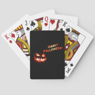 HAPPY HALLOWEEN - Glowing Jack-O-Lantern Spelkort