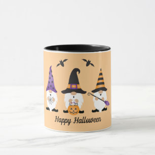 Happy halloween Gnomes Lila Orange Mugg