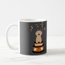 Happy halloween Golden Retriever Taloky Ghost Boo Kaffemugg
