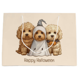 Happy halloween Goldendoodle Hundar