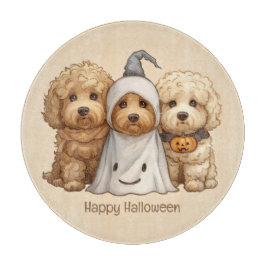 Happy halloween Goldendoodle Hundar