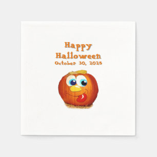 Happy halloween goofy Jack-O-Lantern Pappersservett
