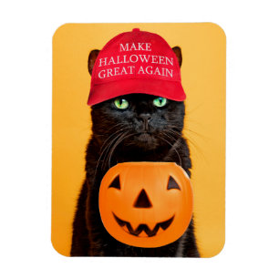Happy halloween gör Halloween Underbart igen katt Magnet