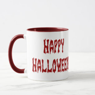 Happy halloween Gore Text Mugg