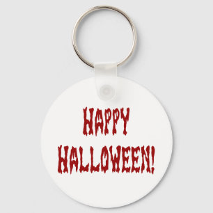 Happy halloween Gore Text Nyckelring