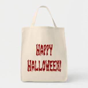 Happy halloween Gore Text Tygkasse