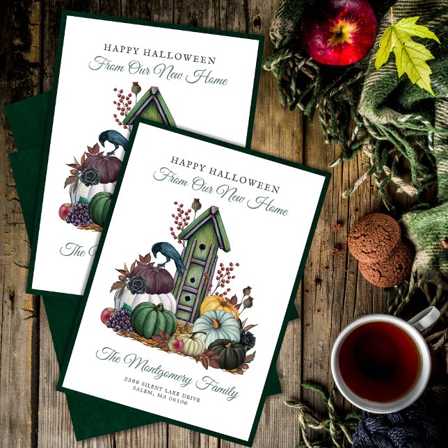 Happy halloween gotiic New Home Helgdag Flytta Meddelande (Skapare uppladdad)