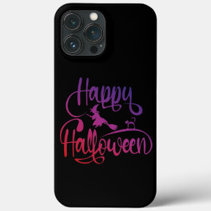 Happy halloween, gradient, häxkatt