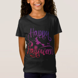 Happy halloween-gradientrödsaxt T-Shirt