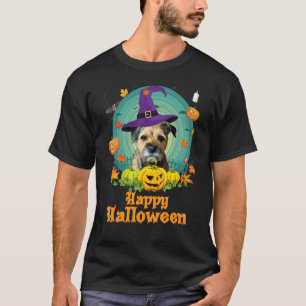Happy halloween Gräns Terrier Hund Pumpkin Witch G T Shirt