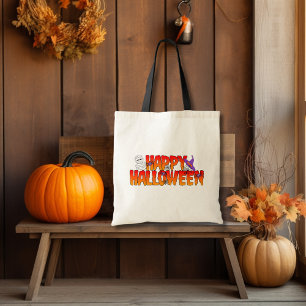 Happy halloween Graphic Tygkasse