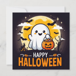 Happy halloween-gratulationskort kort