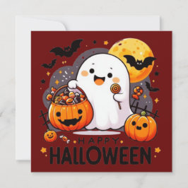 Happy halloween-gratulationskort kort
