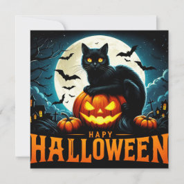 Happy halloween-gratulationskort kort
