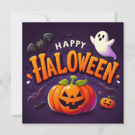 Happy halloween-gratulationskort kort
