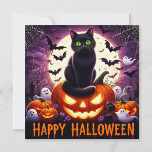 Happy halloween-gratulationskort kort