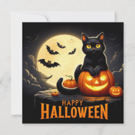 Happy halloween-gratulationskort kort