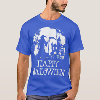 Happy halloween Grim Reaper Haunted House Kids & T Shirt