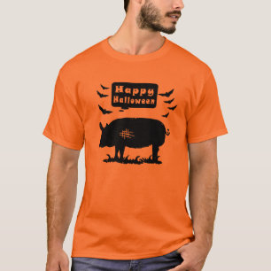 Happy halloween Gris T Shirt
