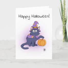 Happy halloween | Guiden Black Cat Kort